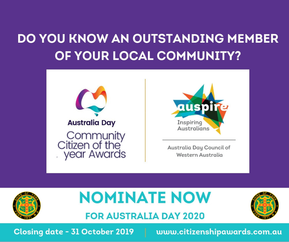 News Story - 2019 Community Citizen of the Year Award » Shire of York