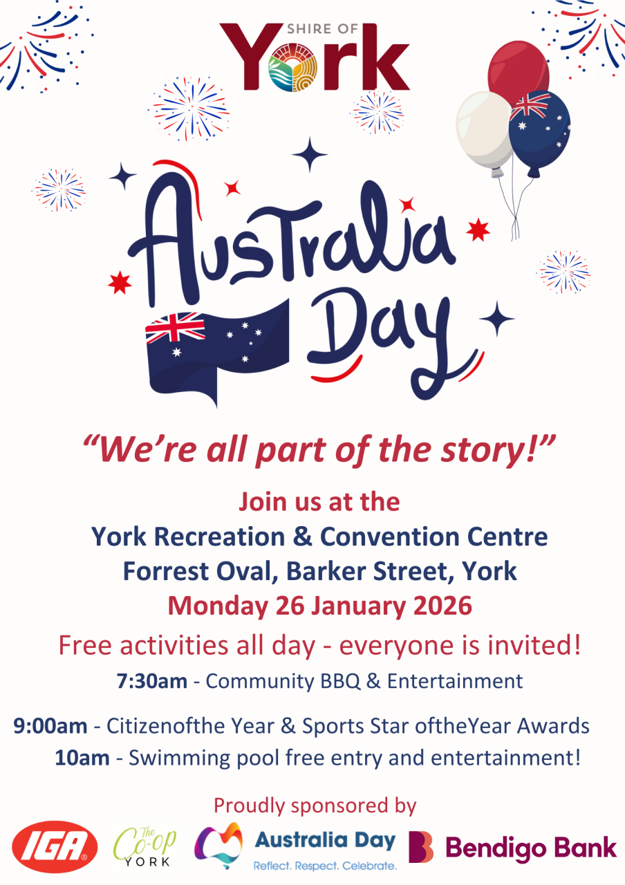 Australia Day in York 2026