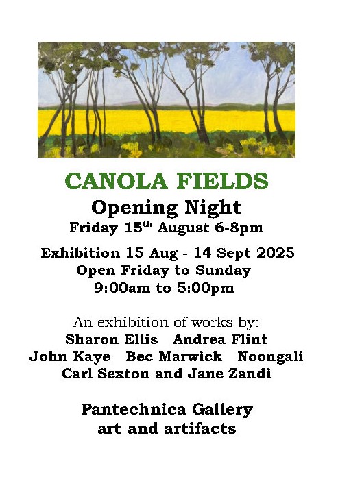 Canola Fields Exhibition at Pantechnica Gallery