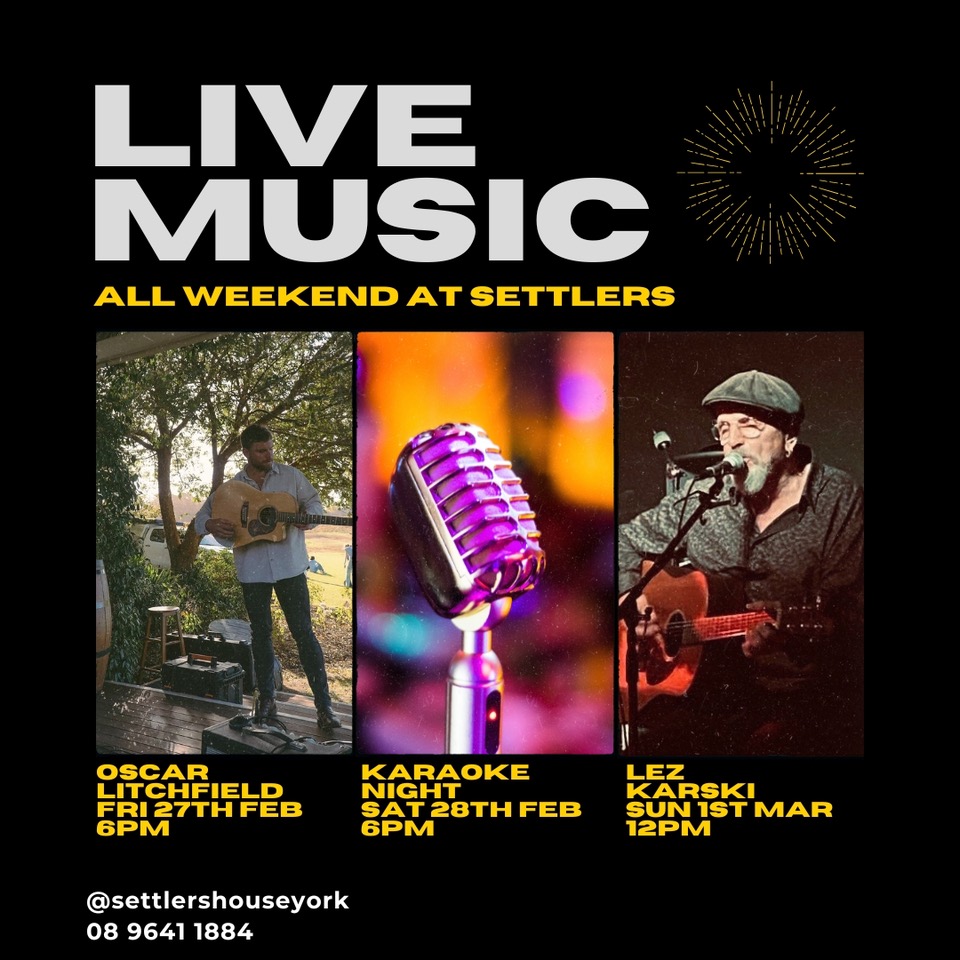 Live Entertainment - Settlers House