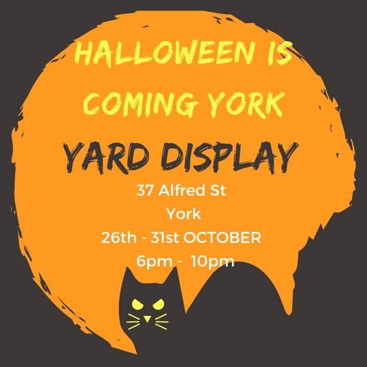 Halloween is coming York!!!