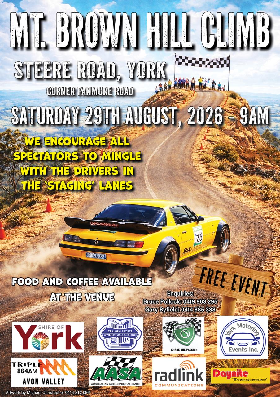 Mt Brown Hill Climb - Save the Date