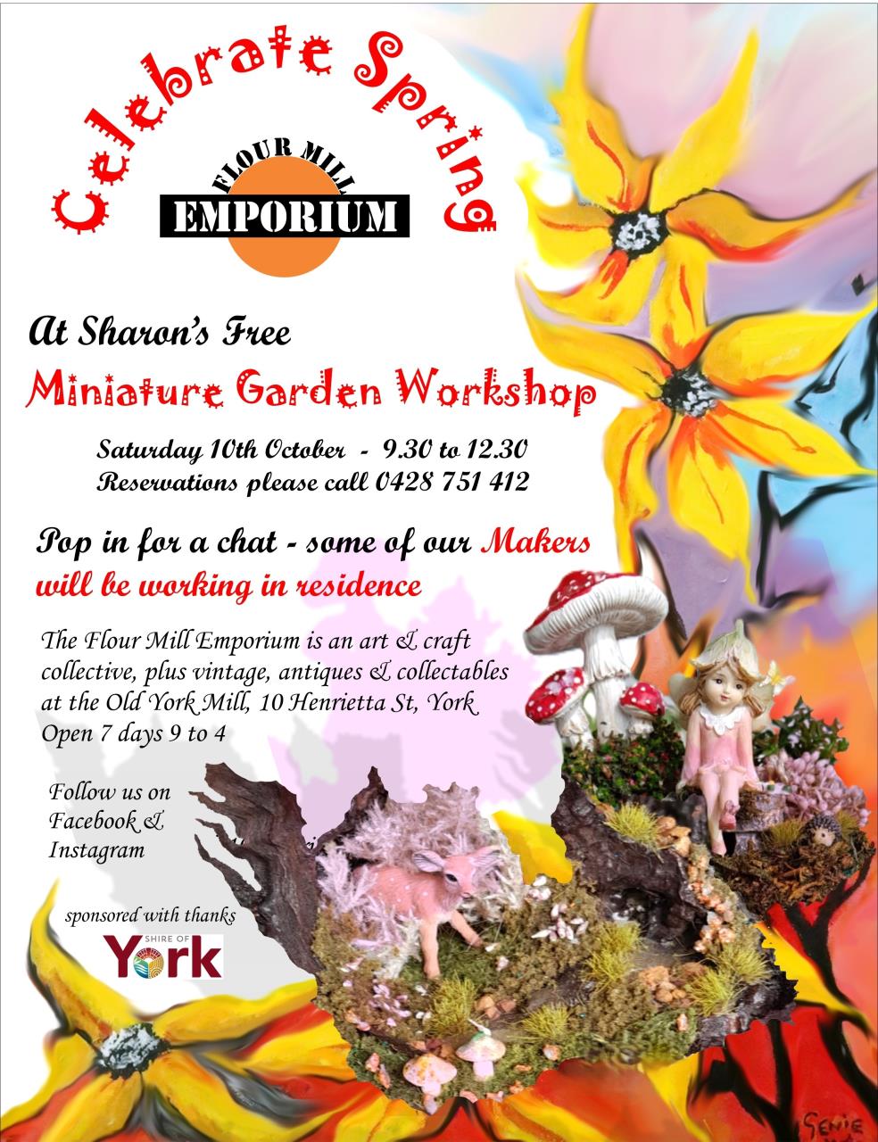 Meet the Makers and Miniature Garden Workshop