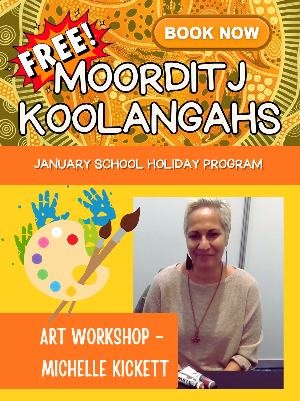 Moorditj Koolangahs School Holiday Program - Art Workshops