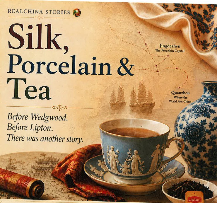 Silk Porcelain and Tea presented by Real China Stories.