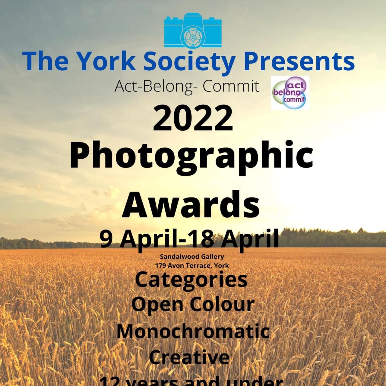 York Society 2022 Photographic Awards