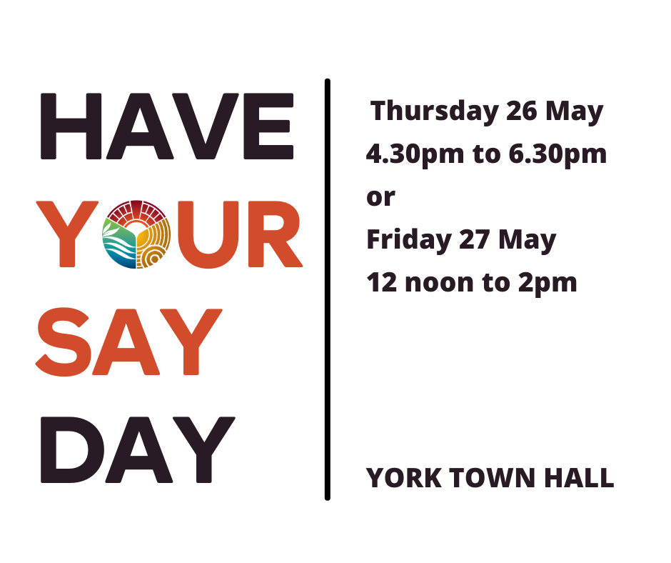 Update following Have Your Say Days - May to July 2022