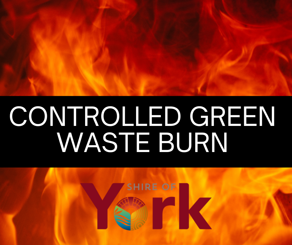CONTROLLED GREEN WASTE BURN - York Waster Transfer Station